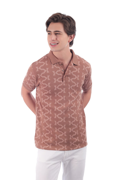 Signature Roeback Jacquard Polo