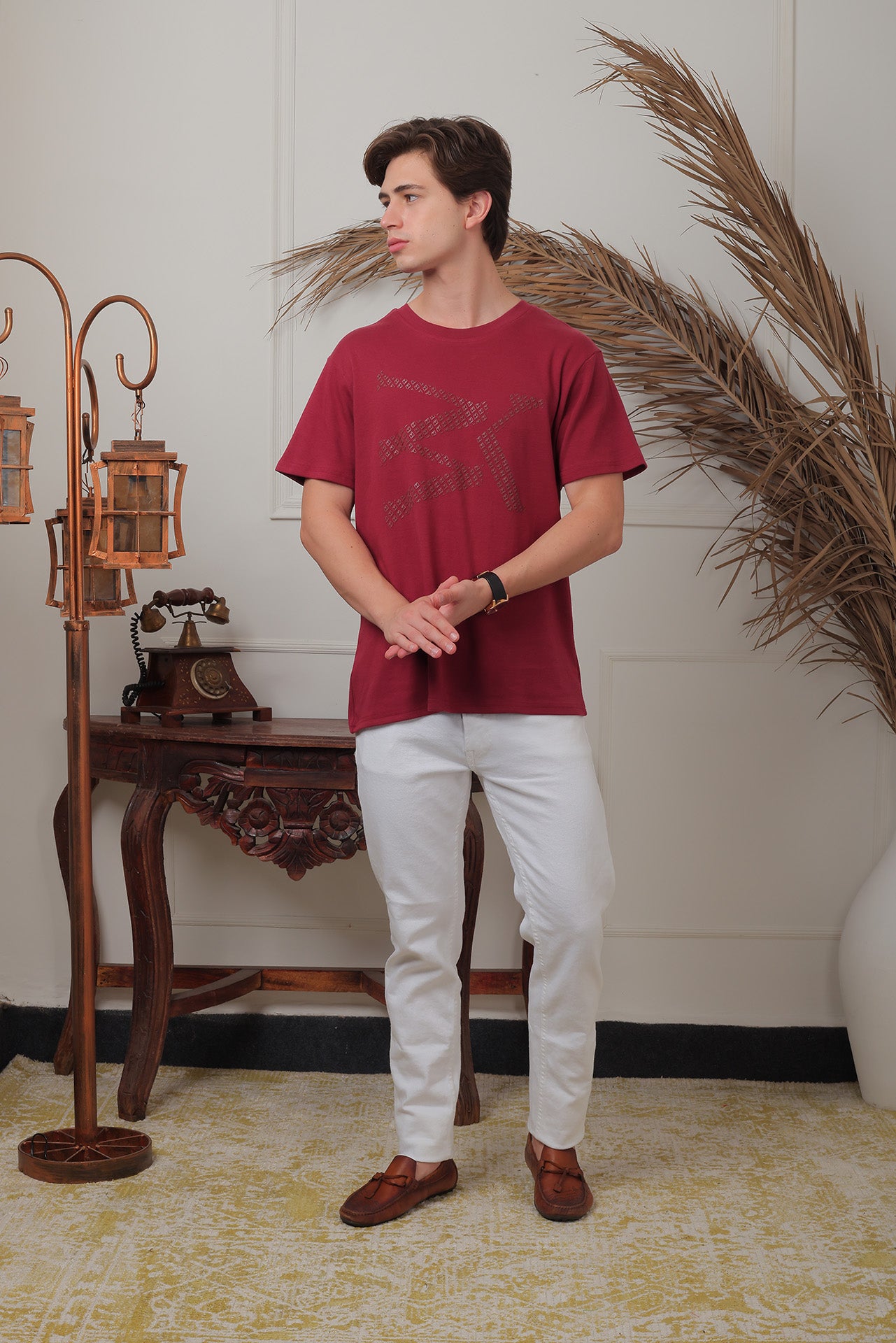 Kanwills Cordovan logo printed  | Regulat Fit