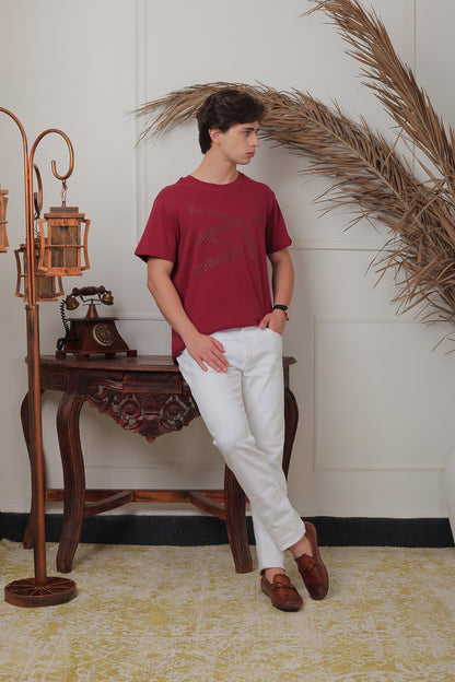 Kanwills Cordovan logo printed  | Regulat Fit