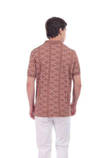 Signature Roeback Jacquard Polo