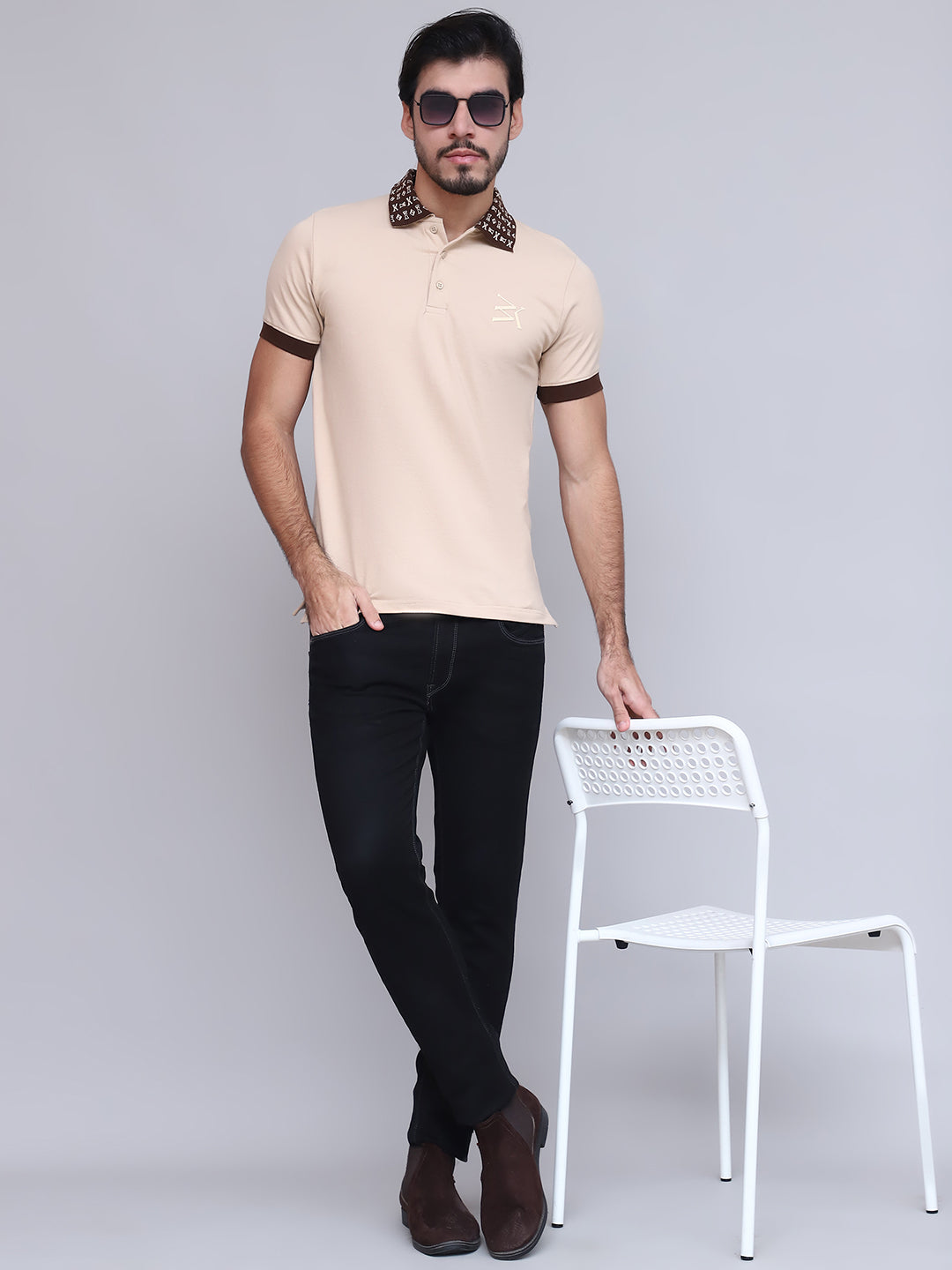 Partridge Monogram Polo  | Slim Fit Polo