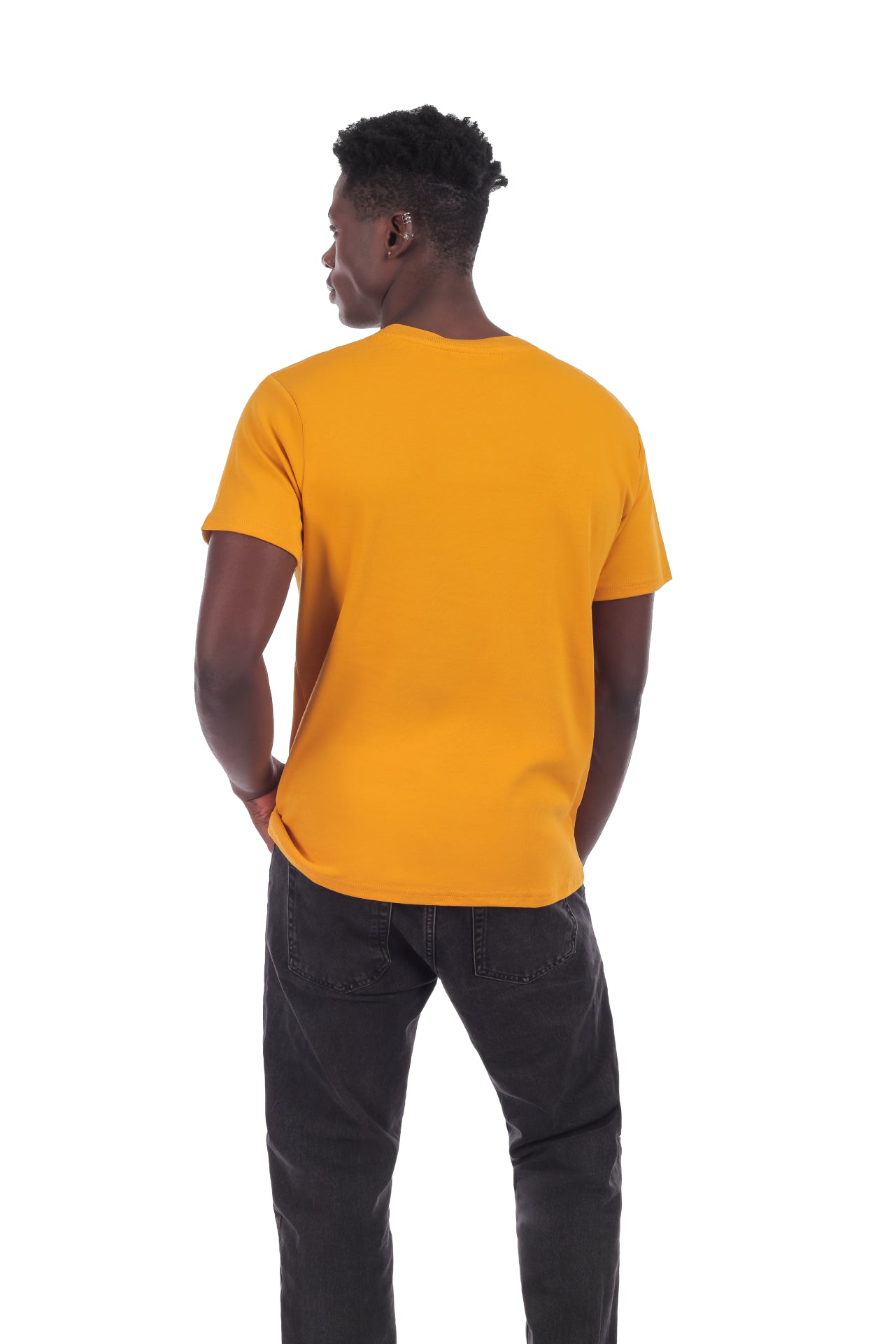 Yellow Kanwills Sandglass printed T-shirt